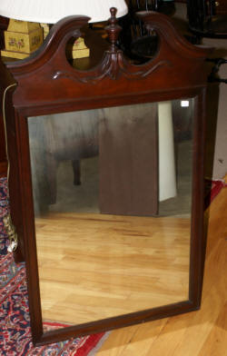 antique mahogany mirror