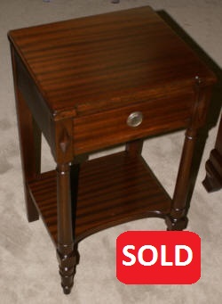 Regency mahogany night stand 