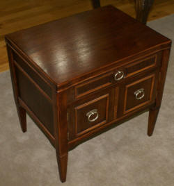 Walnut drexel night stand