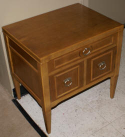 walnut night stand by Drexel
