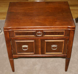 Walnut drexel night stand