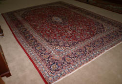 handmade persian kashan rug