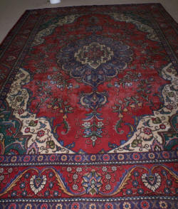 handmade persian tabriz rug