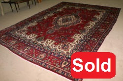 Handmade persian tabriz rug