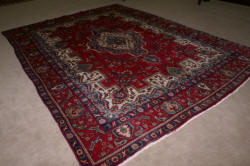 Handmade persian tabriz rug