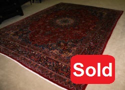 handmade persian mashad rug