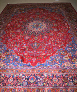 handmade persian mashad rug