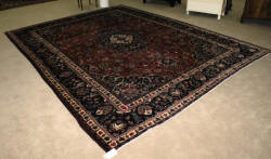 handmade persian mashad rug