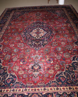 handmade persian mashad rug