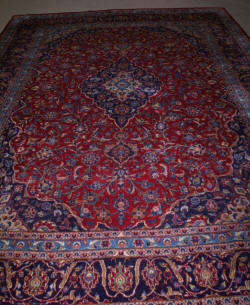 handmade persian kashan rug