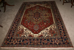Persian Heriz rug 9 x 6
