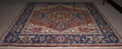 Persian Heriz square rug