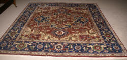 Persian Heriz square rug 9 x 9