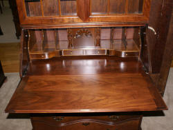 Walnut antique Chippendale secretary desk