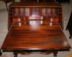 Chippendale mahogany antique Governor Winthrop desk