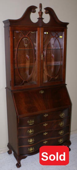 Jasper Cabinet company mahogany secretary desk