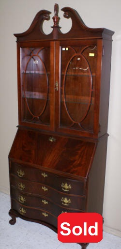 Jasper Cabinet company mahogany secretary desk