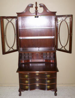 Jasper Cabinet company mahogany secretary desk