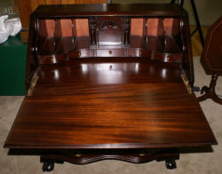 Chippendale mahogany antique Governor Winthrop desk 