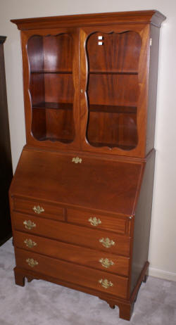 Light mahogany secretary desk