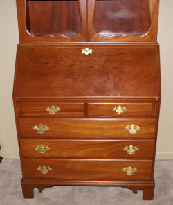 Light mahogany secretary desk