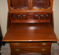 Light mahogany secretary desk