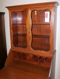 Light mahogany secretary desk