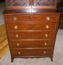 Antique Hepplewhite butlers secretary desk