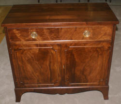 antique walnut two door server