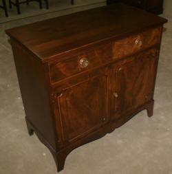 antique walnut two door server