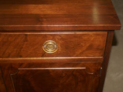 antique walnut two door server