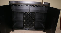 Pulaski Furniture Company distressed  wine cabinet 