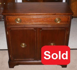 Mahogany two door server 1940s