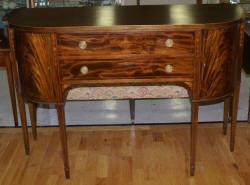 Beautiful urn inlaid mahogany sideboard