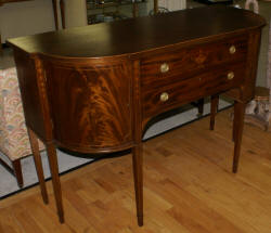 Beautiful urn inlaid mahogany sideboard