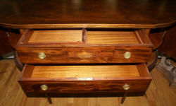 Beautiful urn inlaid mahogany sideboard