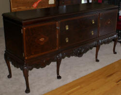 Berkey and Gay carved walnut sideboard