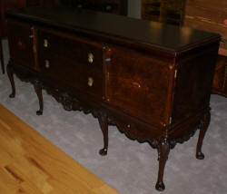 Berkey and Gay carved walnut sideboard