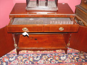image of antique silver chest