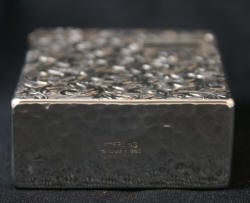 Antique sterling silver cigarette case