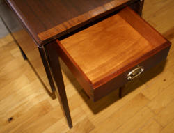 Pair of banded inlaid mahogany Pembroke tables