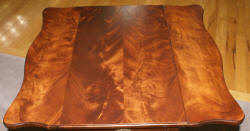 Pair of flame mahogany Pembroke drop side tables