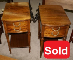 Pair of Regency side tables 