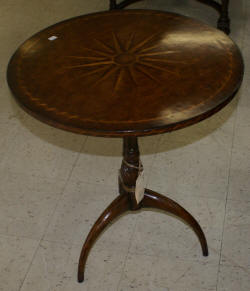 Jonathan Charles round inlaid side table