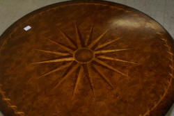 Jonathan Charles round inlaid side table