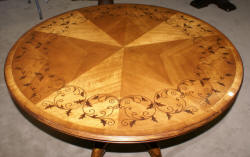 Jonathan Charles inlaid round center table
