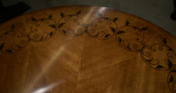 Jonathan Charles inlaid round center table