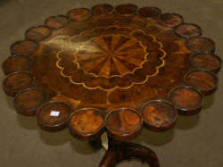 Jonathan Charles inlaid tea table 