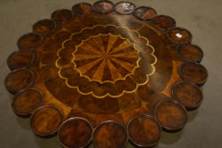 Jonathan Charles inlaid tea table 