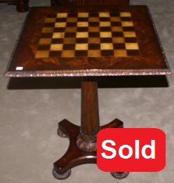 Jonathan Charles inlaid top game table